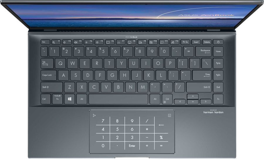Ноутбук ASUS Zenbook 14 UX435EG-K9257T Intel Core i5-1135G7/16Gb LPDDR4X/512Gb SSD/14,0 FHD IPS AG 1920x1080 400nits/WiFi6/GF MX450 2Gb/NumberPad/Windows 10 Home/1.1Kg/Sleeve 90NB0SI7-M06090 90NB0SI7-M06090