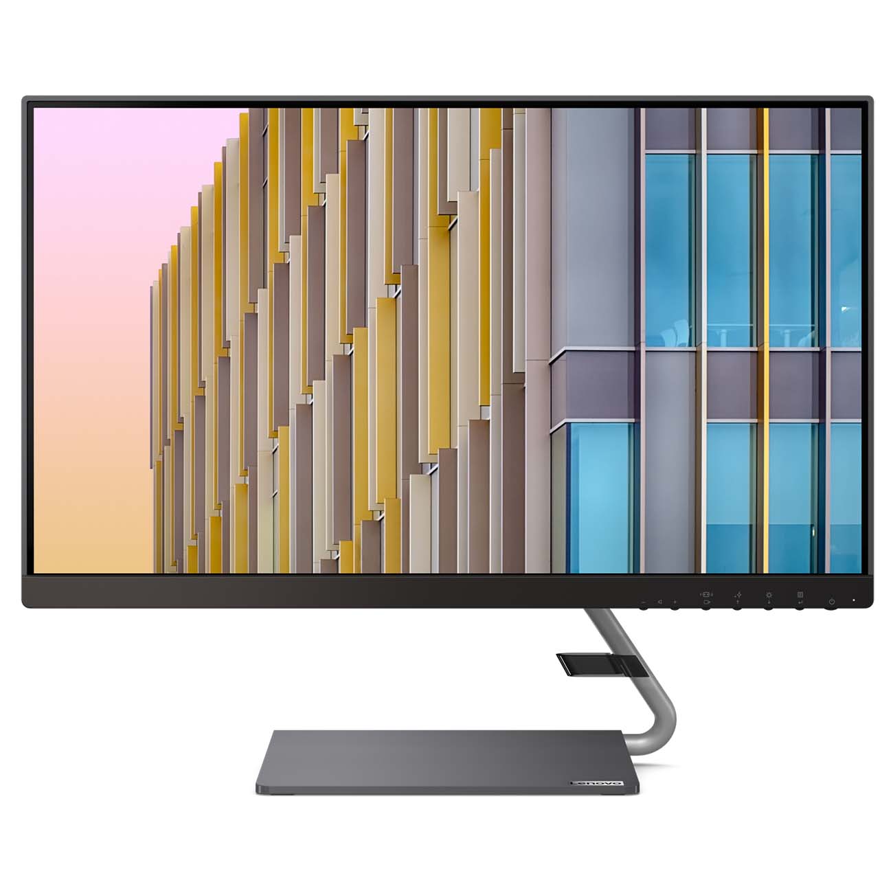 Монитор Lenovo 23.8" Q24h-10 16:9 QHD (2560x1440) IPS, 4ms, CR 1000:1, BR 300 , 178/178, 75hz, 1x HDMI, 1x DP, 1x USB-C, 2x USB 3.1 Gen1, 1xAudio Out (3.5 mm), Speakers, AMD FreeSync, Tilt, 3-Year 66A8GAC6EU 66A8GAC6EU