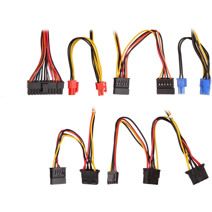 Блок питания 500W ATX-500NPX OEM, black,12cm fan, 24+4pin, 6pin PCI-E, 3*SATA (EX224734RUS) EX224734RUS