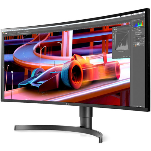 Монитор LG 34" UltraWide 34WL85C-B черный IPS LED 21:9 HDMI M/M матовая HAS 1000:1 300cd 178гр/178гр 3440x1440 DisplayPort UWQHD+ USB 8кг 34WL85C-B.ARUZ 34WL85C-B.ARUZ