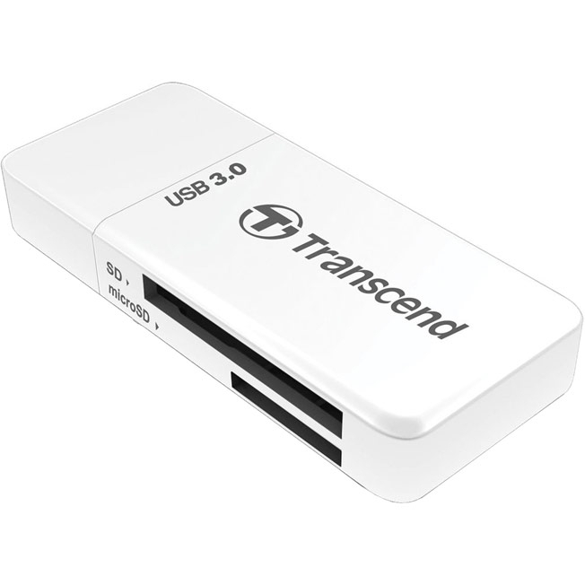 Кардридер Transcend TS-RDF5W,USB 3.0,белый TS-RDF5W TS-RDF5W