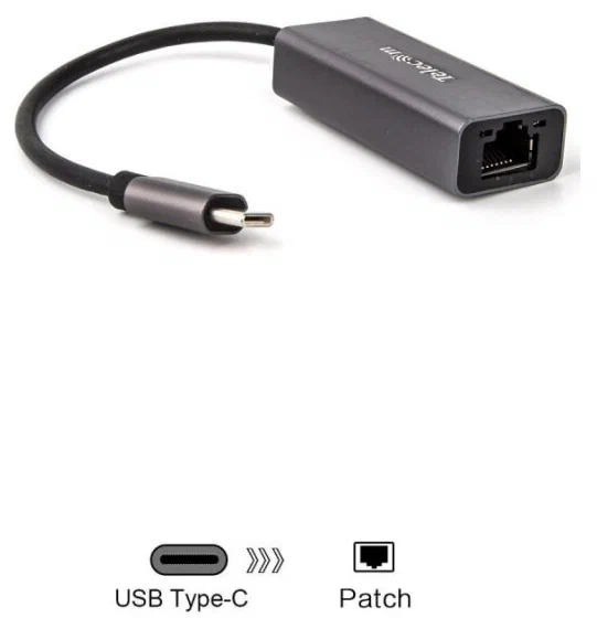 Адаптер Telecom USB-C TO RJ45 0.15M TU320M TU320M #4