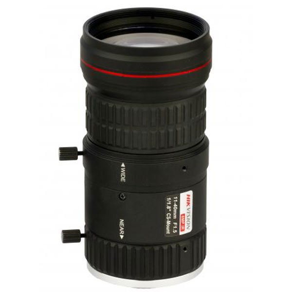 Объектив Hikvision HV1140P-8MPIR вариофокальный 8Мп 1/1.8"; 11-40мм F1.5-С; CS HV1140P-8MPIR HV1140P-8MPIR