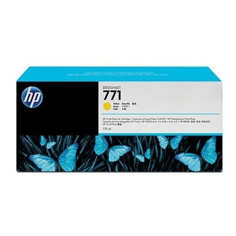 Картридж струйный HP 771C желтый x3уп. для HP DJ Z6200 (775мл) B6Y34A B6Y34A