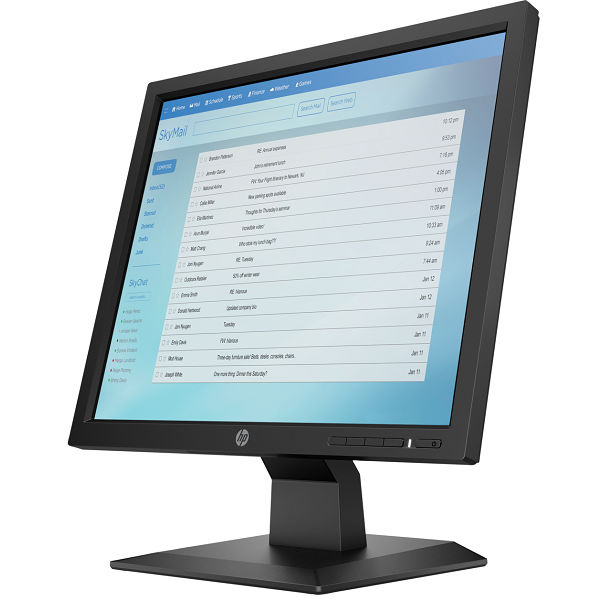 Монитор HP 17" P174 LED Monitor 1280x1024, TN, 250 cd/m2, 1000:1, 5ms, 170°/160°, VGA, bezel standart, Black 5RD64AA 5RD64AA