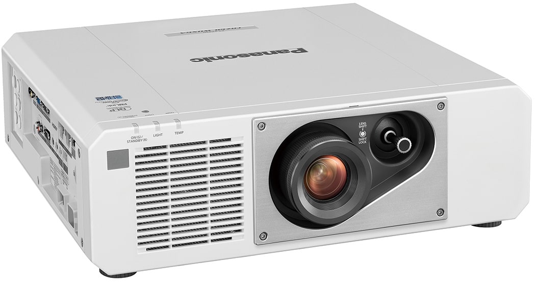 Проектор Panasonic PT-FRZ60W лазерный DLP; 6200 Center, 6000 ANSI Lm;WUXGA (1920x1200); 20000:1;Lens Shift;TR 1.46-2.94:1;HDMI x2;VGA IN x2;VideoIN-RCA pin x1; AudioIN x3;AudioOut;RS232;RJ45(DigitalLink);RJ45 LAN; USB A power;35/30dB;белый PT-FRZ60W PT-FRZ60W