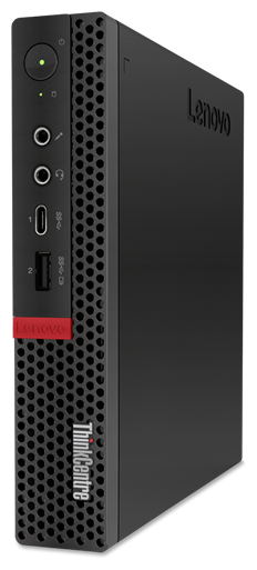 Компьютер Lenovo ThinkCentre M75q-1 slim Ryzen 3 PRO 3200GE (3.3)/4Gb/SSD256Gb/Vega 8/noOS/GbitEth/WiFi/BT/65W/клавиатура/мышь/черный 11A40006RU 11A40006RU