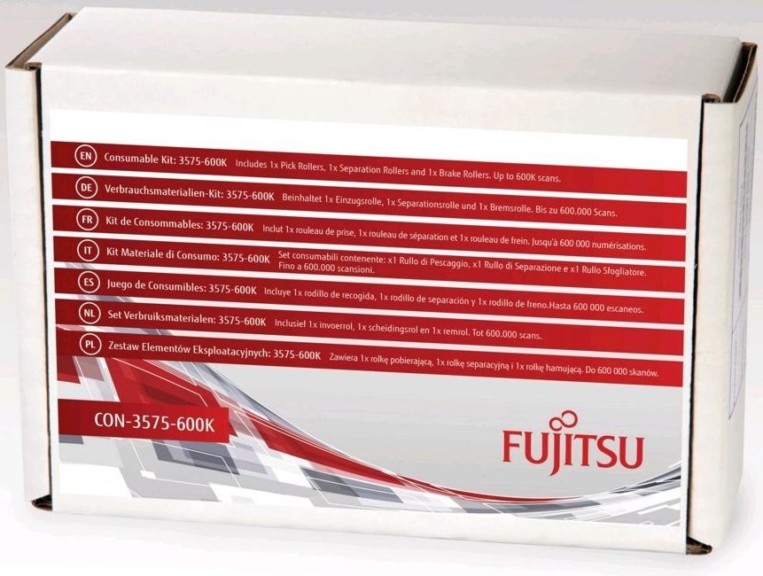 Комплект для техобслуживания Fujitsu  Consumable Kit for fi-6400/fi-6800 (replaces CON-3575-001A) CON-3575-600K CON-3575-600K