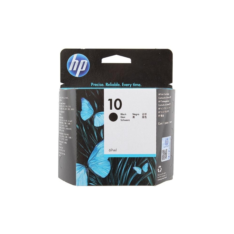 Картридж HP №10 черный для HP DJ 2000C/CN/2500C/2200/2250/500/800 (C4844A) C4844A