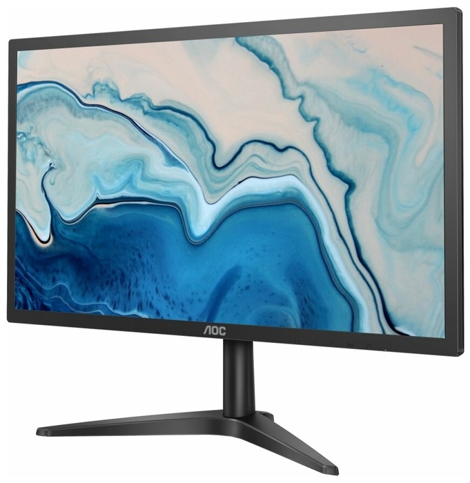 Монитор AOC 21.5" 1920x1080 IPS WLED 16:9 5ms D-Sub HDMI 1000:1 50M:1 178/178 250cd Black  22B1HS 22B1HS