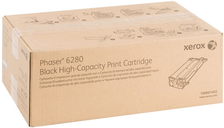 Картридж Xerox лазерный черный (7000стр.) для Xerox Ph 6280 106R01403 106R01403