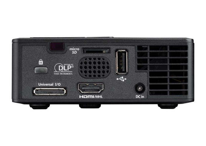 Проектор Optoma ML750e DLP, LED, WXGA 1280x800, 700Lm, 15000:1, HDMI, USB, MHL, MicroSD, 1x1W speaker, 3D Ready, led 20000hrs, Black, 0.38kg 95.8UA02GC1E 95.8UA02GC1E #7