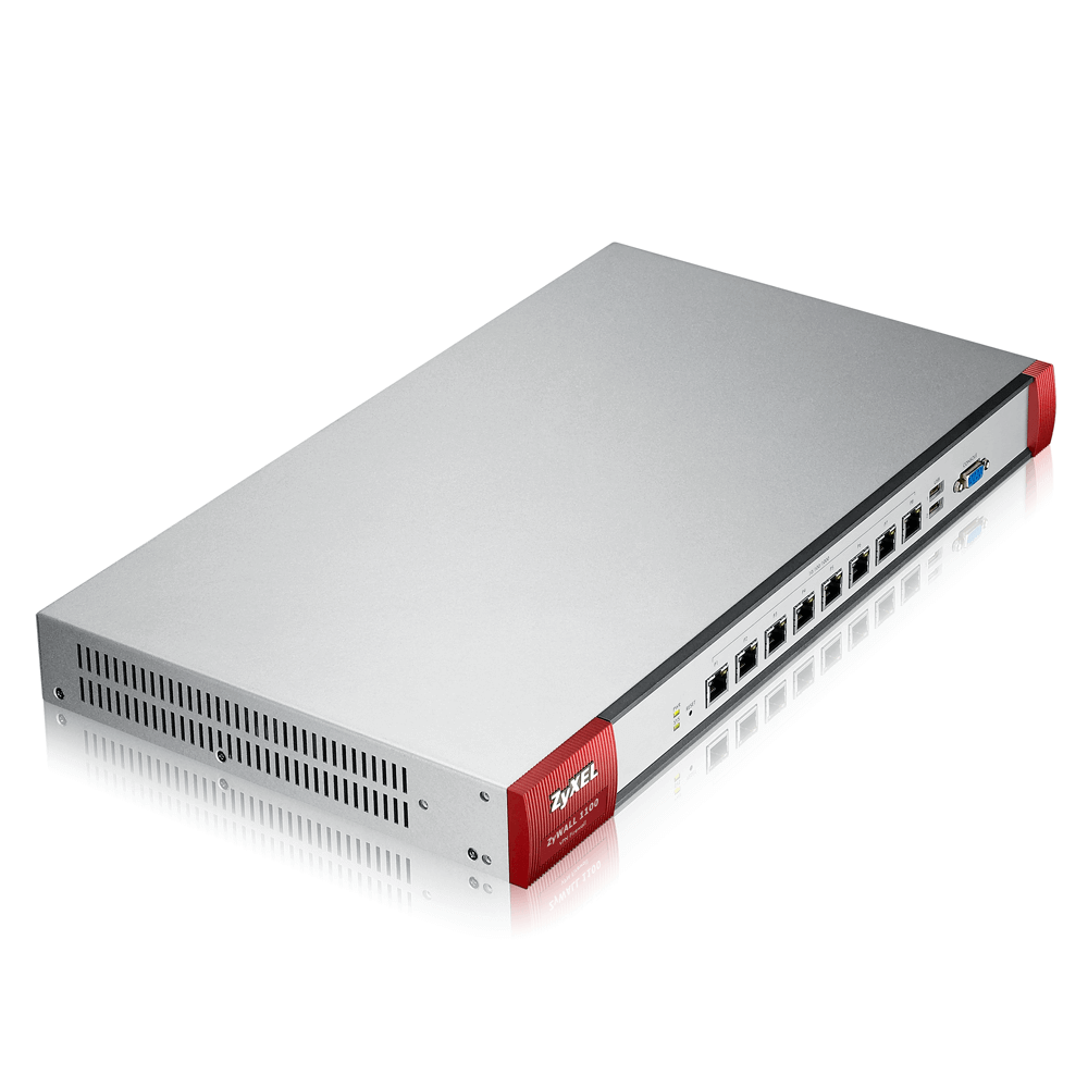 Межсетевой экран ZYXEL ZyWALL 1100 10/100/1000, 8 конфигурируемых портов ZYWALL1100-RU0101F ZYWALL1100-RU0101F