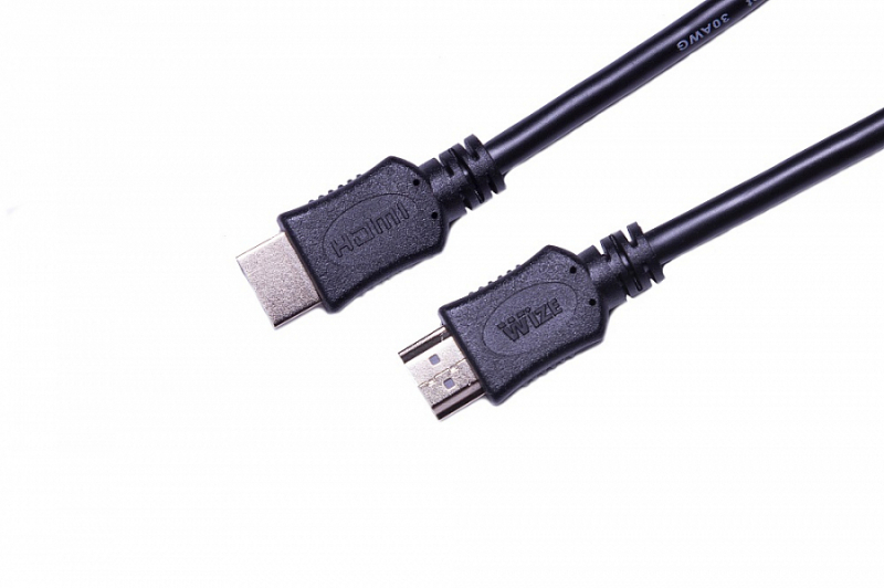 Кабель HDMI Wize 1.8 м, v.2.0, 19M/19M, позол.разъемы, экран, черный, пакет C-HM-HM-1.8M C-HM-HM-1.8M