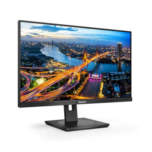 Монитор Philips 23.8" 243B1 черный с поворотом экрана IPS 1920x1080 75Hz 4ms 178/178 250cd HDMI1.4 DisplayPort1.2 5xUSB 3.2 USB-TypeC3.2 RJ45 MM 243B1/00 243B1/00