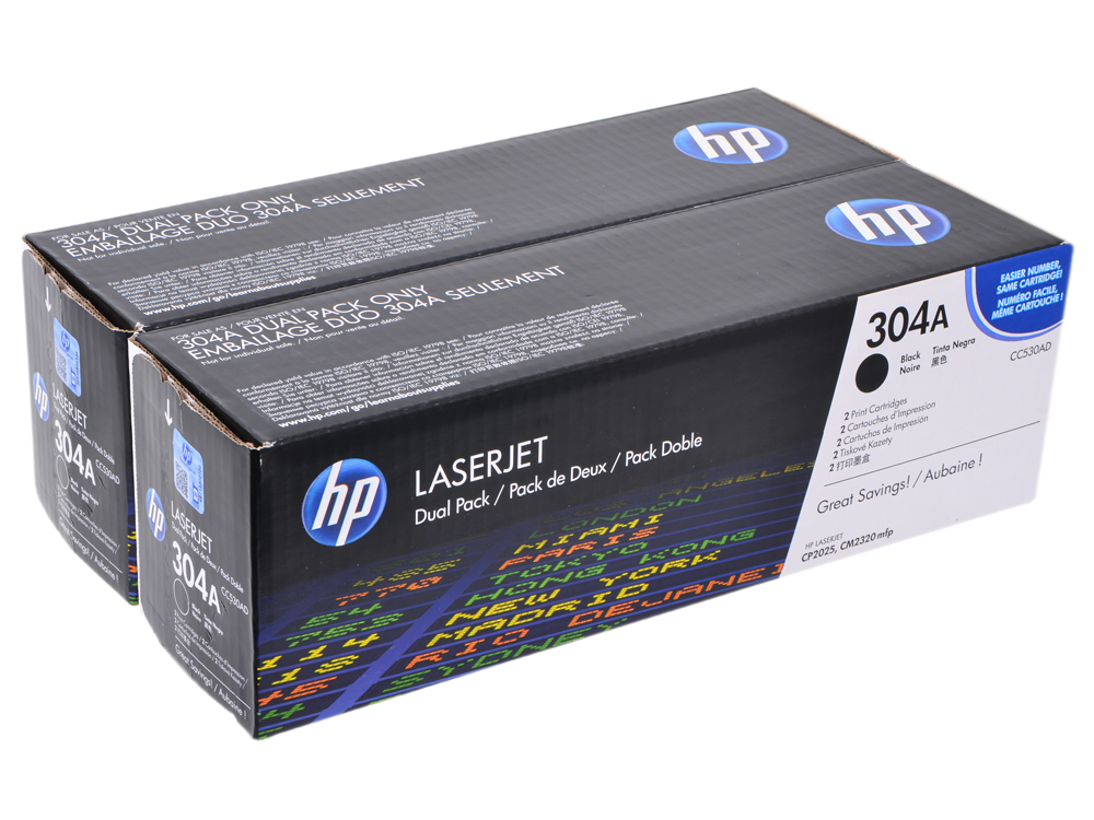 Тонер картридж HP CC530AD (двойная упаковка) для LJ CP2025/CM2320 (2 х 3 500 стр) CC530AD #5