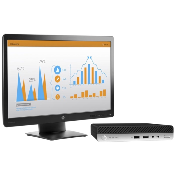 Комплект HP Bundles 400 G3 DM i3-6100/8Gb/128Gb SSD/W10Pro/HP v213a 20.7" Monitor 1QN65ES 1QN65ES