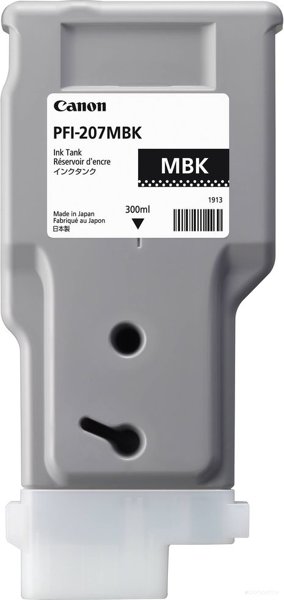 Картридж Canon PFI-207 MBK (matte black), 300 мл(PFI-207 MBK) PFI-207 MBK