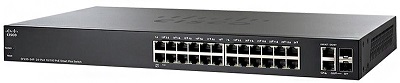 Коммутатор Cisco SB SF220-24P-K9-EU (24-Port 10/100 PoE Smart Plus Switch) SF220-24P-K9-EU SF220-24P-K9-EU