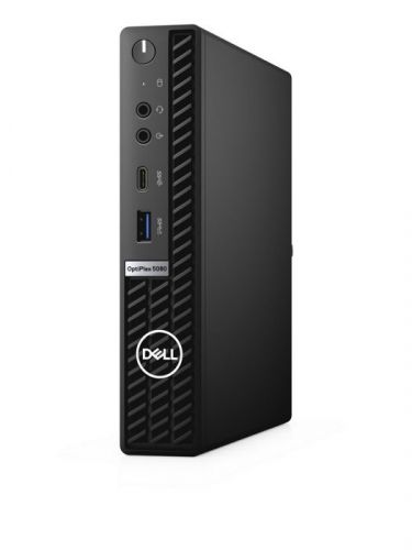 Персональный компьютер Dell Optiplex 5080 Micro i5-10500T (up to 3.8 MHz, 12M, 6C), 8GB (1x8GB) 2666/2933MHz DDR4, 256GB M.2 PCIe NVMe class 35 SSD, Intel UHD 630, Intel Wi-Fi 6 AX201 Dual-band 2x2 802.11ax with MU-MIMO + Bluetooth 5.0, mse/keyb, Aud 5080-6451
