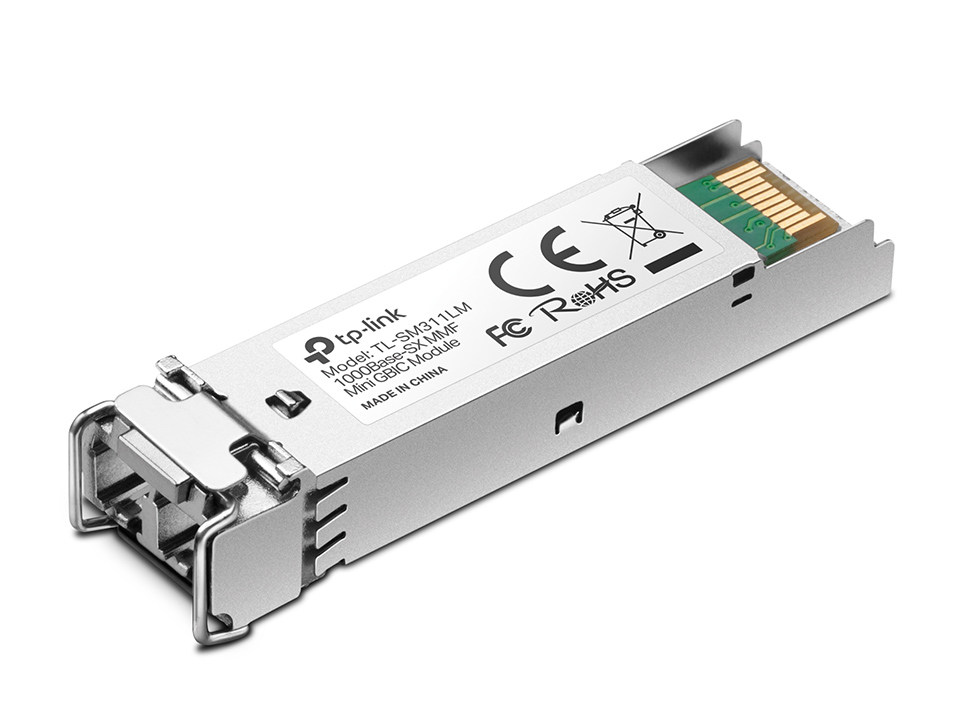 Модуль TP-Link гигабитный SFP-модуль, многомодовый, MiniGBIC, интерфейс LC, расстояние до 550/275м TL-SM311LM TL-SM311LM