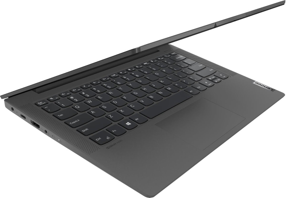 Ноутбук Lenovo IdeaPad 5 14ALC05 14.0'' FHD(1920x1080) IPS/AMD Ryzen 5 5500U 2.1GHz Hexa/8GB/512GB SSD/Integrated/WiFi/BT5.0/HD Web Camera/4in1/8,3 h/1,39 kg/DOS/1Y/GREY 82LM005GRK 82LM005GRK