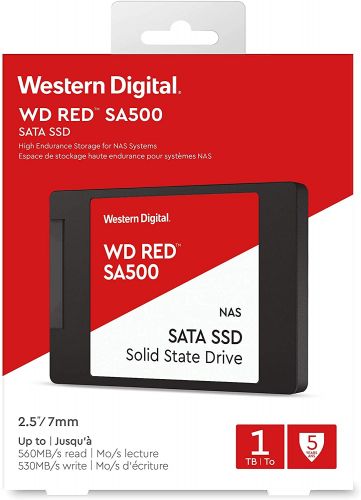 Твердотельный накопитель WD SATA 1Tb WDS100T1R0A Red SA500 2.5" WDS100T1R0A WDS100T1R0A #2