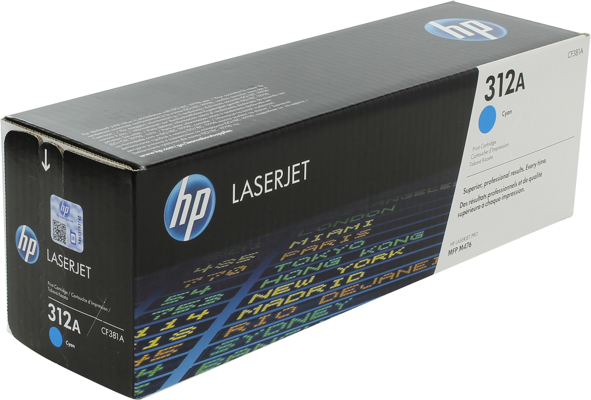 Картридж HP CF381A Toner Cartridge №312A Cyan для HP LJ M476nw CF381A