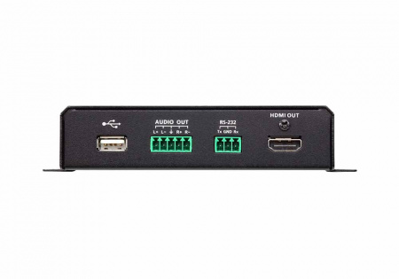 Удлинитель-передатчик ATEN HDMI+AUDIO+USB+RS232+IR+ETHERNET, 300 м,, 2xОптич,волокно многомод,850нм, HDMI+5 клемм+USB A+3 клеммы+RJ45+MINIJACK+SFP, ~, DC 5,3V, (макс,раз,4096x2160/3840x2160 60Hz 4:2:0/30Hz 4:4:4;HDMI 2,0/HDCP 2,2) VE883RK1-AT-G VE883RK1-AT-G