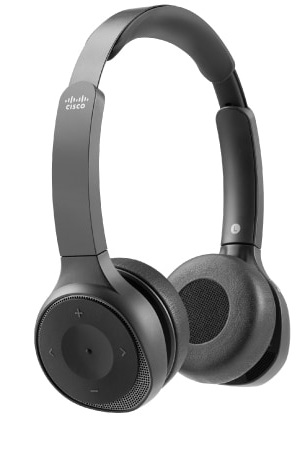 Беспроводная гарнитура Cisco 730 Wireless Dual On-ear Headset USB-A Bundle - Carbon Black HS-WL-730-BUNA-C HS-WL-730-BUNA-C