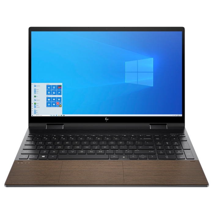 Ноутбук HP Envy 15x360 15-ed1025ur 15.6"(1920x1080 IPS)/Touch/Intel Core i5 1135G7(2.4Ghz)/8192Mb/512PCISSDGb/noDVD/Int:Intel Iris Xe /Cam/WiFi/51WHr/war 1y/Nightfall Black - wood/W10 + fingerprint 470S0EA 470S0EA