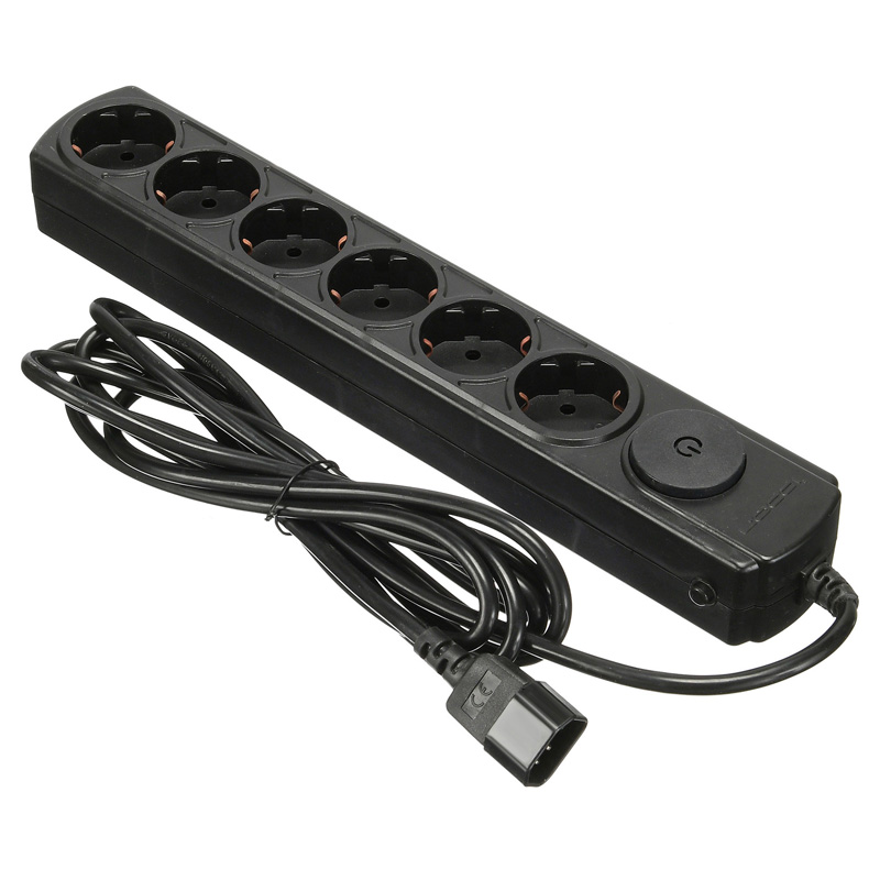 Сетевой фильтр Ippon BK132 3м, 6 розеток, чёрный 1192688 1192688