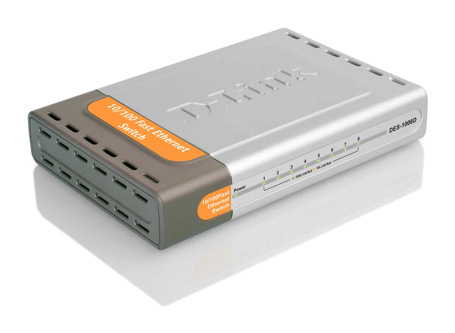 Коммутатор D-Link L2 Unmanaged Switch with 8 10/100Base-TX ports DES-1008D/L2B DES-1008D/L2B