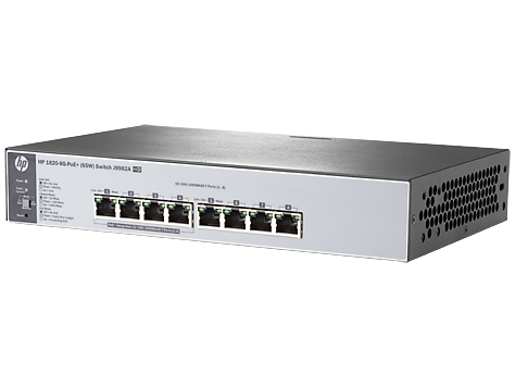 Коммутатор HPE 1820-8G-PoE+ J9982A управляемый 19U 8x10/100/1000BASE-T J9982A J9982A