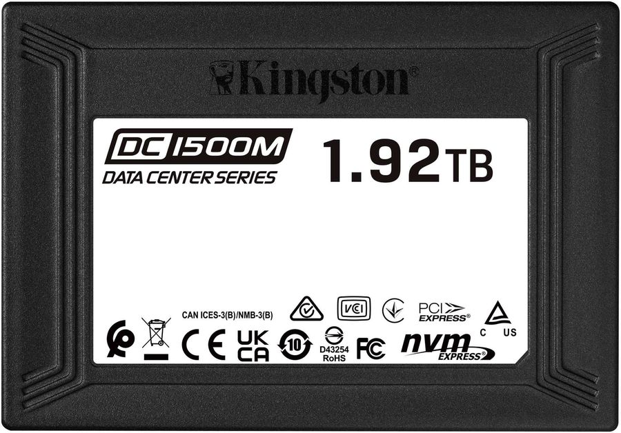 Твердотельный накопитель Kingston PCI-E 3.0 1.92Tb SEDC1500M/1920G DC1500M 2.5" 1.6 DWPD SEDC1500M/1920G SEDC1500M/1920G