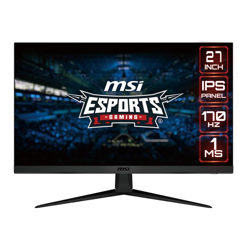 Монитор MSI G2712 27'' 1920x1080, IPS, 178/178, 1 MPRTмс, 250nit, DP/2HDMI, noUSB, T, 1y 9S6-3CB51T-076 9S6-3CB51T-076