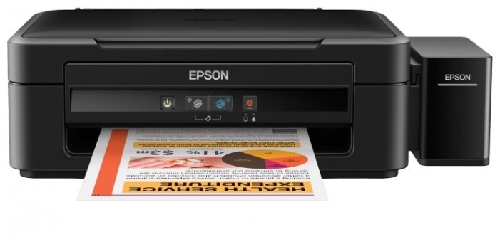 МФУ EPSON L222 (стр.+ сканер/ копир, Фабрика Печати, 27ppm, 5760x1440dpi, струйный, A4, USB 2.0)  C11CE56403