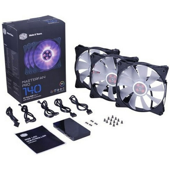 Вентилятор Cooler Master MFP140 AF  RGB 3in1 with controller RTL MFY-F4DC-083PC-R1 MFY-F4DC-083PC-R1