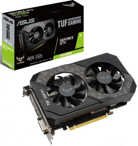 Видеокарта Asus GeForce GTX 1650SUPER 4096Mb 128bit GDDR6 1530/12002 DVIx1/HDMIx1/DPx1/HDCP TUF-GTX1650S-4G-GAMING TUF-GTX1650S-4G-GAMING