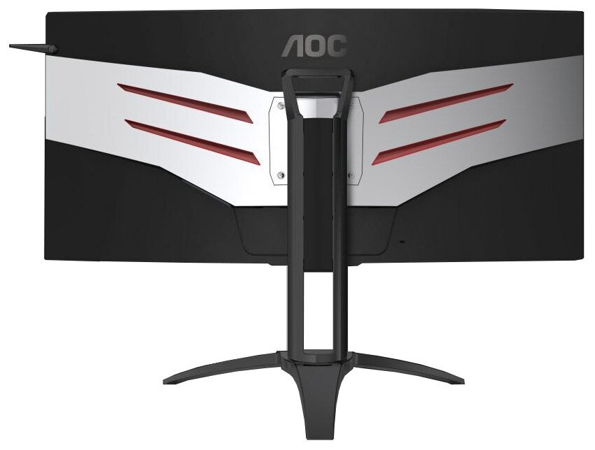 Монитор AOC 35'' LCD [21:9] 3440x1440(UWQHD) MVA, Curved, nonGLARE, 300cd/m2, H178°/V178°, 2500:1, 50М:1, 16.7M, 4ms, VGA, DVI, HDMI, DP, USB-Hub, Height adj, Tilt, Swivel, Speakers, 3Y, Black-Red AG352UCG6 AG352UCG6