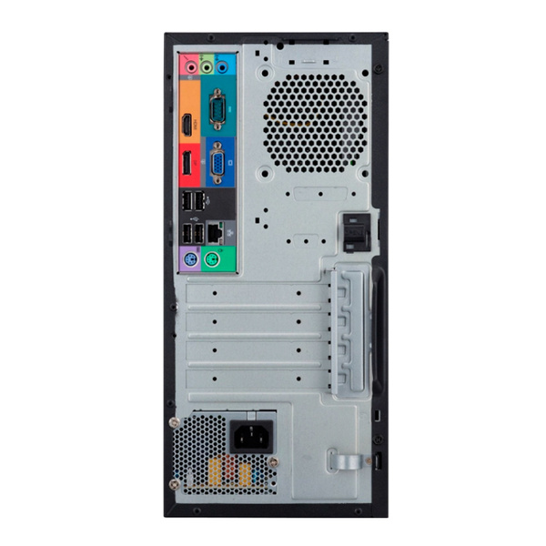 Персональный компьютер Acer Veriton S2670G  SFF P G6400 (4)/4Gb/SSD128Gb/UHDG/CR/Windows 10 Professional/клавиатура/мышь/черный DT.VTGER.016 DT.VTGER.016