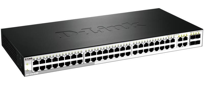 Коммутатор D-Link L2 Managed Switch with 48 10/100Base-TX ports 4 1000Base-T/SFP combo-ports DES-1210-52/ME/C1A DES-1210-52/ME/C1A