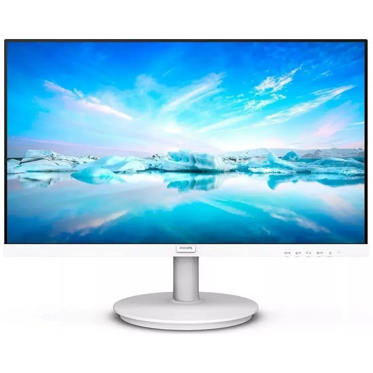 Монитор Philips 271V8AW LCD 27" белый IPS 1920x1080 76Hz 4ms 178/178 250cd 1000:1 8bit D-Sub HDMI1.4 AudioOut 2x2W VESA 271V8AW/01 271V8AW/01 #1