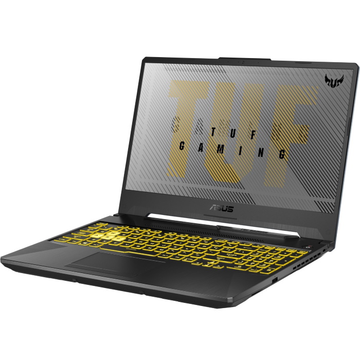 Ноутбук ASUS TUF Gaming A15 FX506LH-HN274T Intel Core i7 10870H/16Gb/1Tb SSD/15.6"FHD IPS 144Hz/GeForce GTX1650 4Gb/WiFi/BT/Cam/Illum RGB KB/Windows 10 Home/2.6Kg/Fortress Gray/Palm rest 90NR03U1-M08380 90NR03U1-M08380