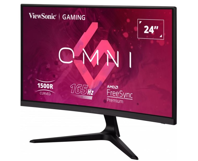 Монитор ViewSonic 23.6" черный VA LED 1ms 16:9 HDMI M/M матовая 250cd 178гр/178гр 1920x1080 DP FHD 3.1кг VX2418C VX2418C