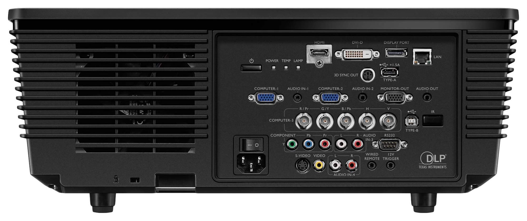 Проектор Acer F7200 DLP projector,  1024*768, DLP 3D, 4 000:1, 6000 ANSI Lumens, 8.6kg, HDMI/DP, Lan, объективы опционально MR.JNF11.001 MR.JNF11.001