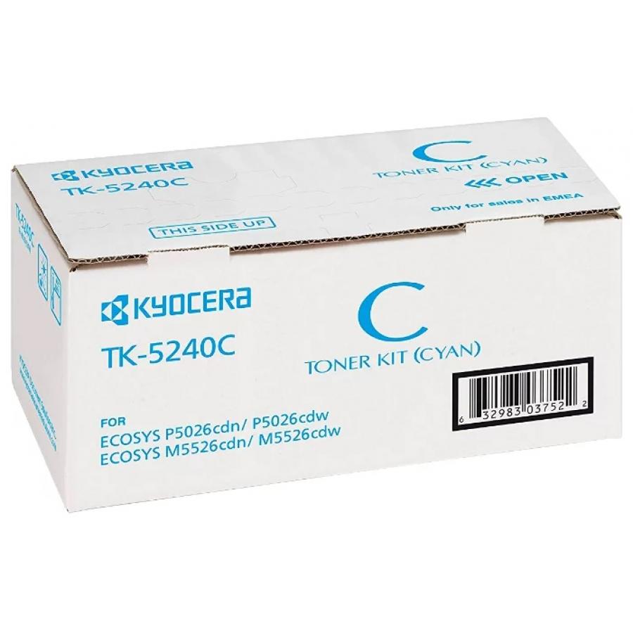 Картридж Kyocera TK-5240C для P5026cdn/cdw, M5526cdn/cdw Cyan 1T02R7CNL0 1T02R7CNL0