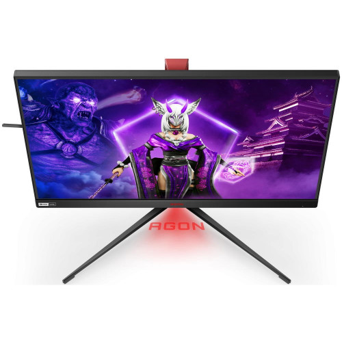 Монитор AOC 24.5'' 16:9 1920х1080(FHD) IPS, nonGLARE, 400cd/m2, H178°/V178°, 1000:1, 50M:1, 16.7M, 1ms, VGA, 2xHDMI, DP, USB-Hub, Height adj, Pivot, Tilt, Swivel, Speakers, Audio out, 3Y, Black-Red AG254FG AG254FG