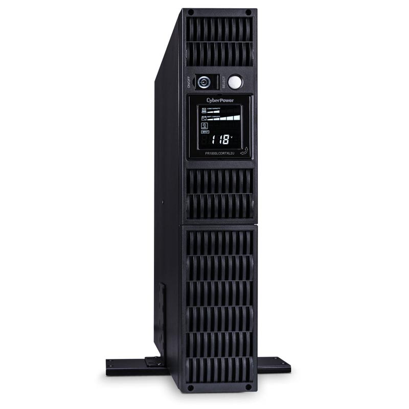 Источник бесперебойного питания CyberPower Rackmount, Line-Interactive, 1000VA/750W, 10 IEC-320 C13 outlets, USB&Serial, Dry Contact, EPO, SNMPslot, RJ11/45, Extended Battery, LCD display, Black PR1000ELCDRTXL2U PR1000ELCDRTXL2U