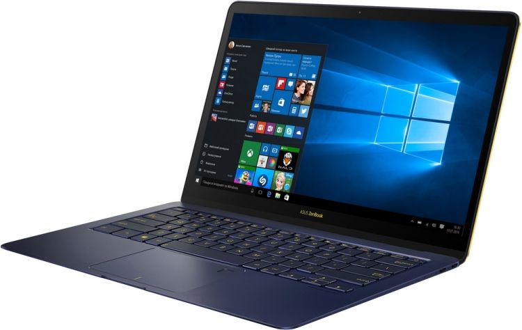 Ультрабук ASUS Zenbook 3 Deluxe UX490UAR-BE082R +ASUS Mini Dock (90NB0EI1-M05080) Core i7-8550U/16Gb/1TB M.2 SSD/Intel 620/14.0"/FHD (1920x1080)/WiFi/BT/Cam/Windows 10 PRO /Blue/Illuminated KB/910g/Carry Bag 90NB0EI1-M05080 90NB0EI1-M05080